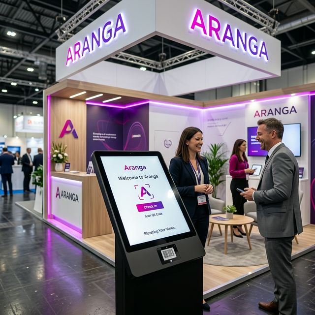 Moderne messehall med digitale løsninger